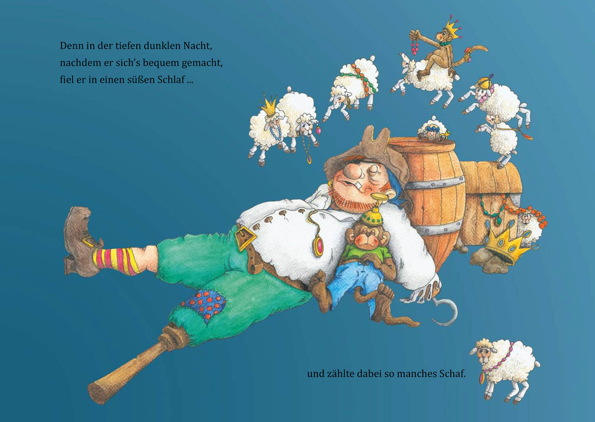 Schlafender Pirat